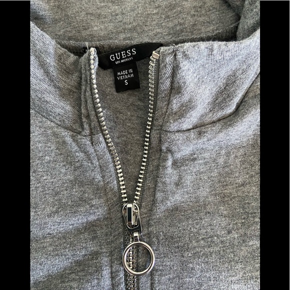 GUESS | Half Sleeve Betsey Zip Top - Picture 6 of 6
